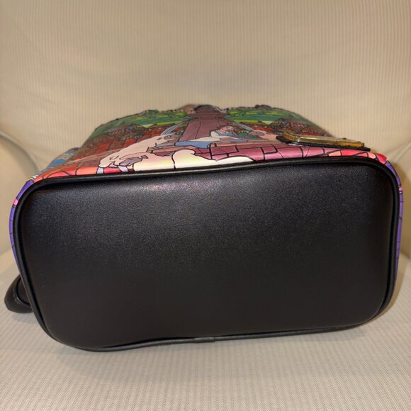 Loungefly Disney Princess Castle Series Beauty And The Beast Belle Mini Backpack - Picture 7 of 9